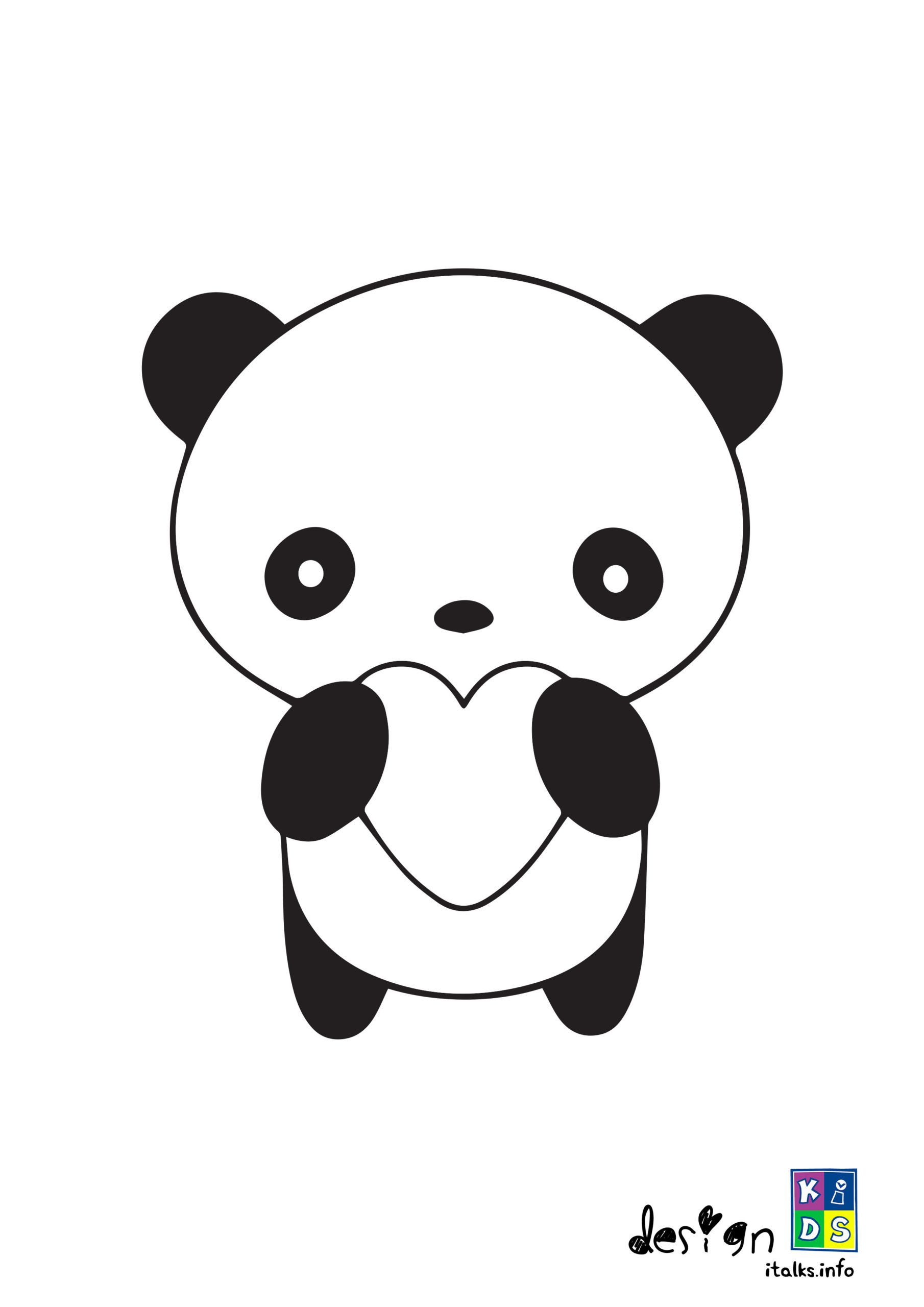 39 Cuddly Panda Coloring Pages Printable 25