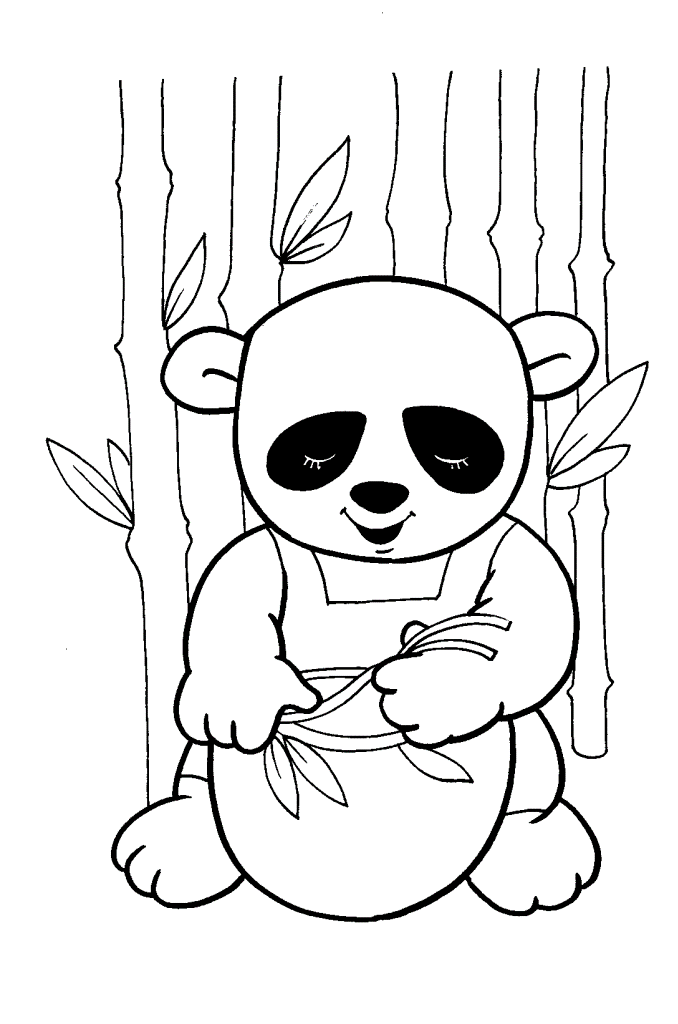 39 Cuddly Panda Coloring Pages Printable 27