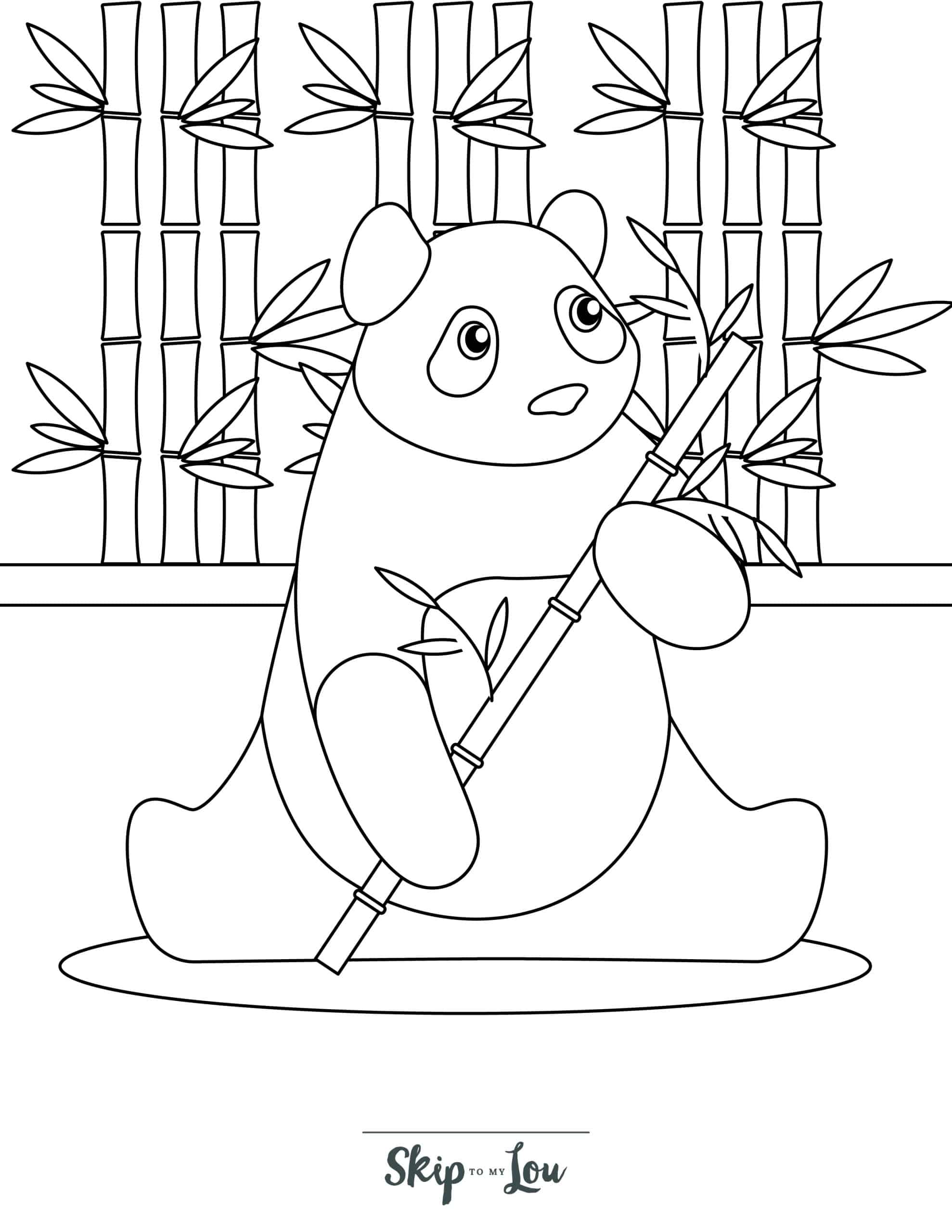 39 Cuddly Panda Coloring Pages Printable 35