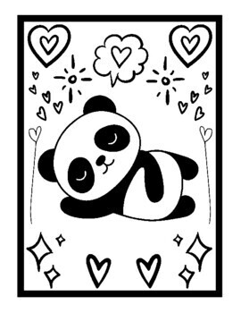 39 Cuddly Panda Coloring Pages Printable 4