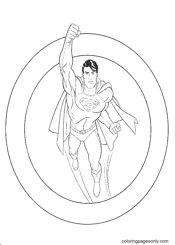 39 Heroic Superman Coloring Pages Printable 11