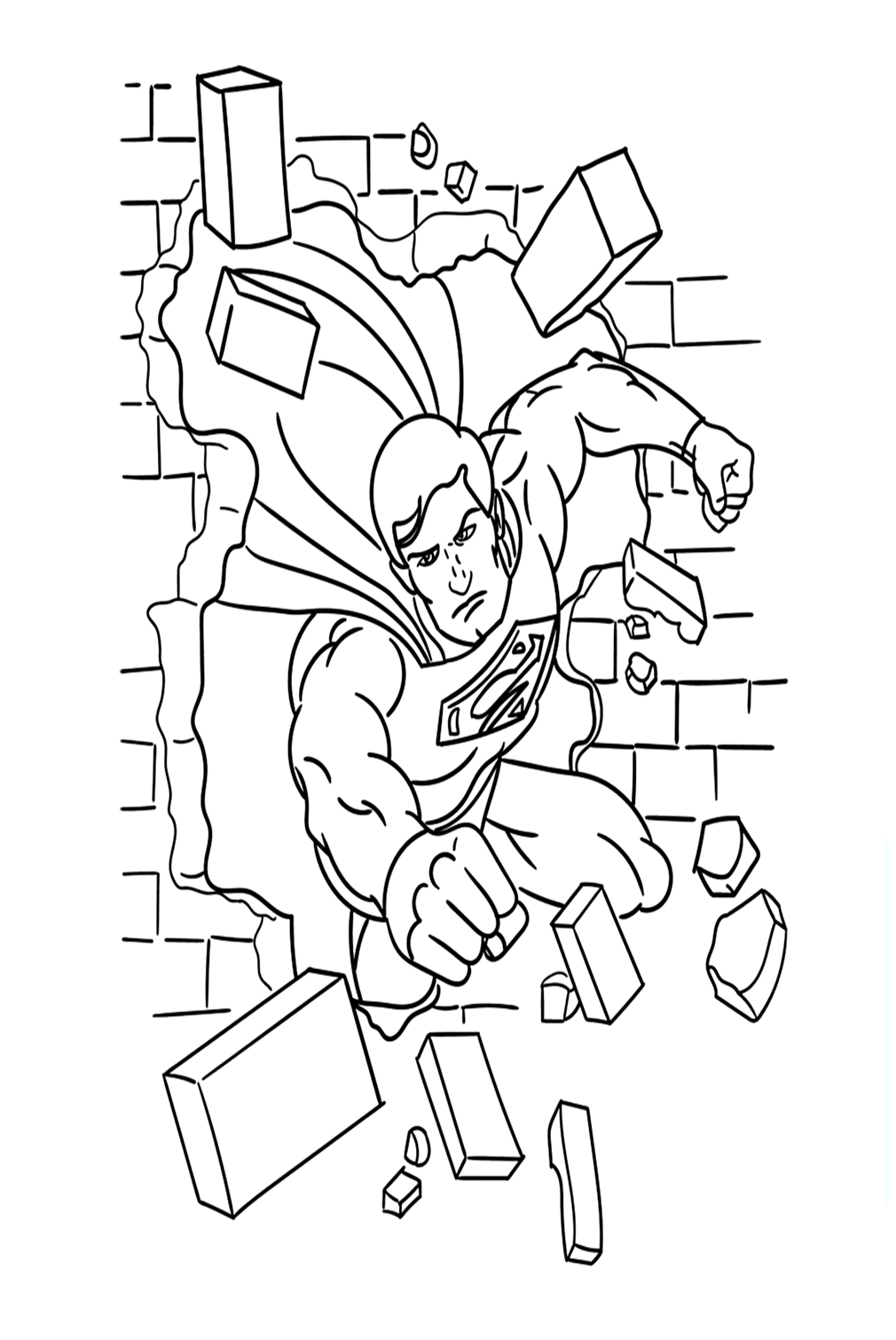 39 Heroic Superman Coloring Pages Printable 14