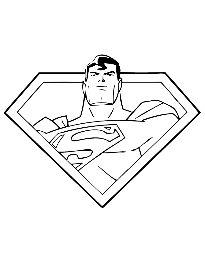 39 Heroic Superman Coloring Pages Printable 17