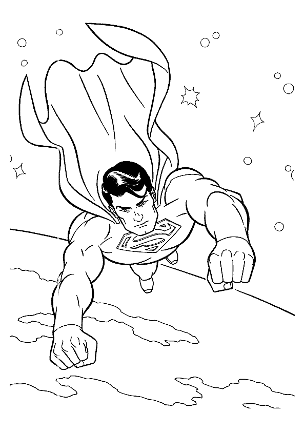 39 Heroic Superman Coloring Pages Printable 26