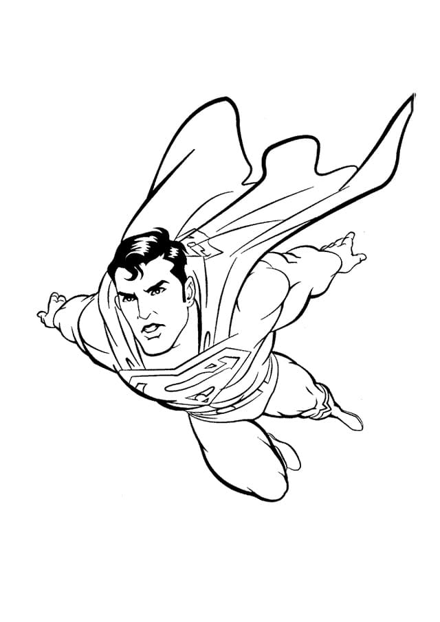 39 Heroic Superman Coloring Pages Printable 29