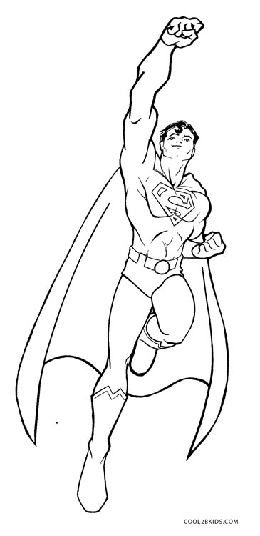 39 Heroic Superman Coloring Pages Printable 30