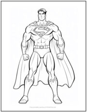 39 Heroic Superman Coloring Pages Printable 32