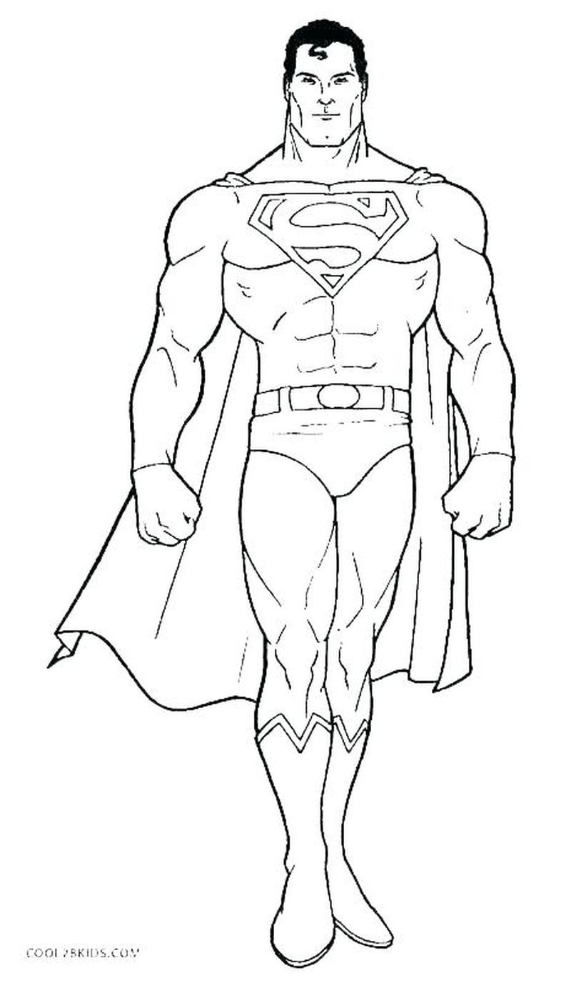 39 Heroic Superman Coloring Pages Printable 33