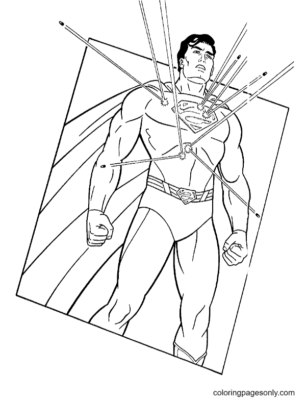 39 Heroic Superman Coloring Pages Printable 34