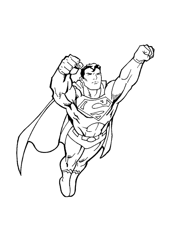 39 Heroic Superman Coloring Pages Printable 35