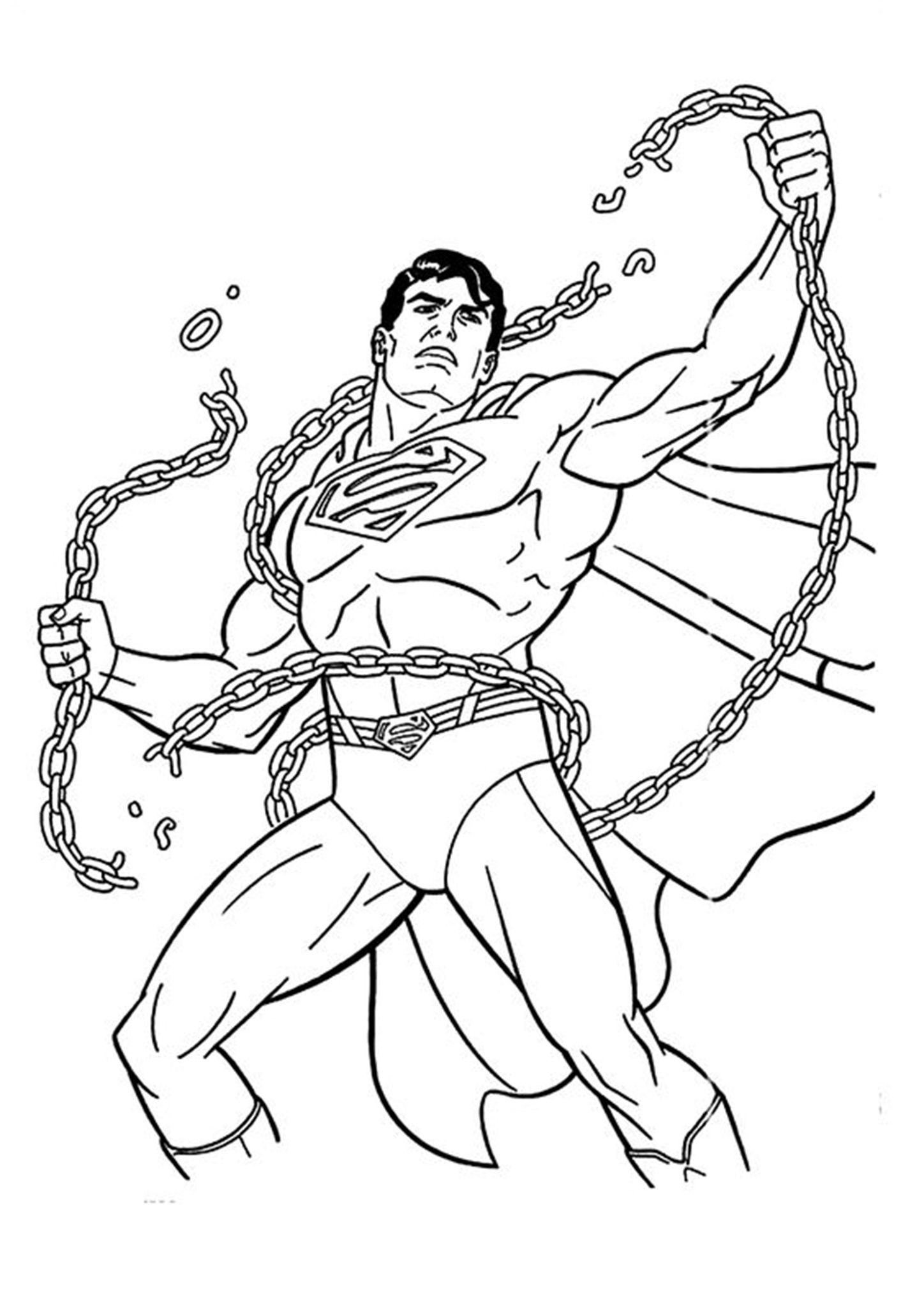 39 Heroic Superman Coloring Pages Printable 8