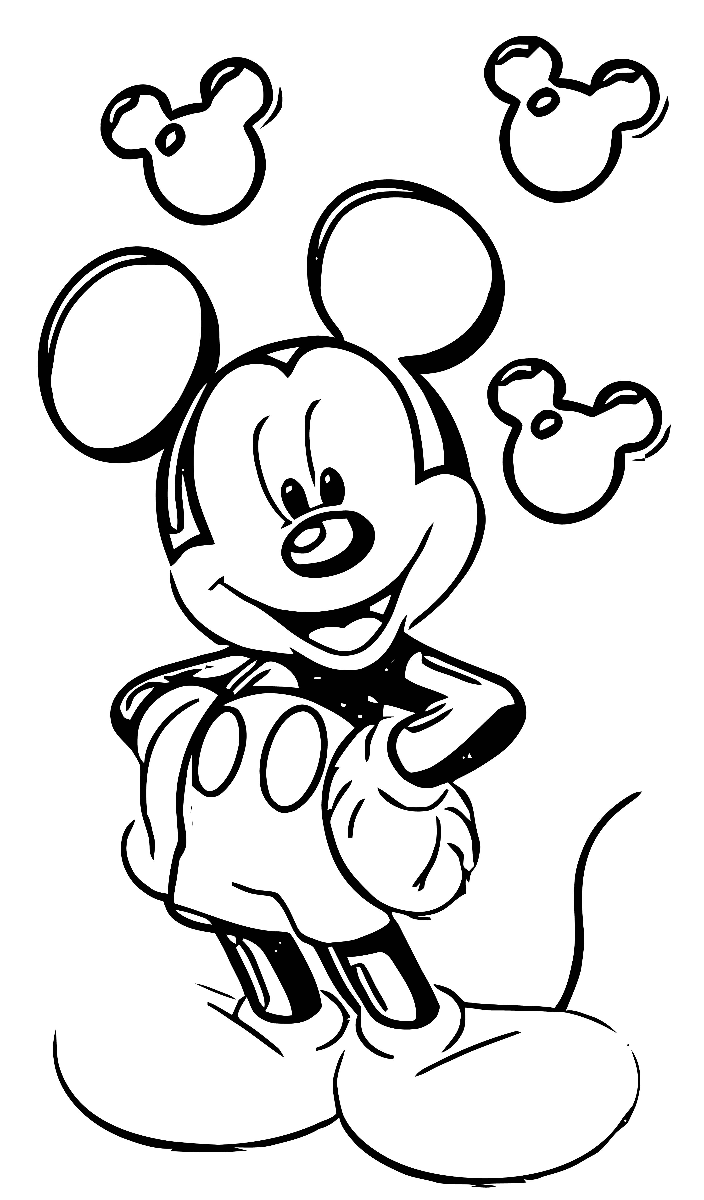 76 Free Mickey Mouse Coloring Pages for Kids Printable 17