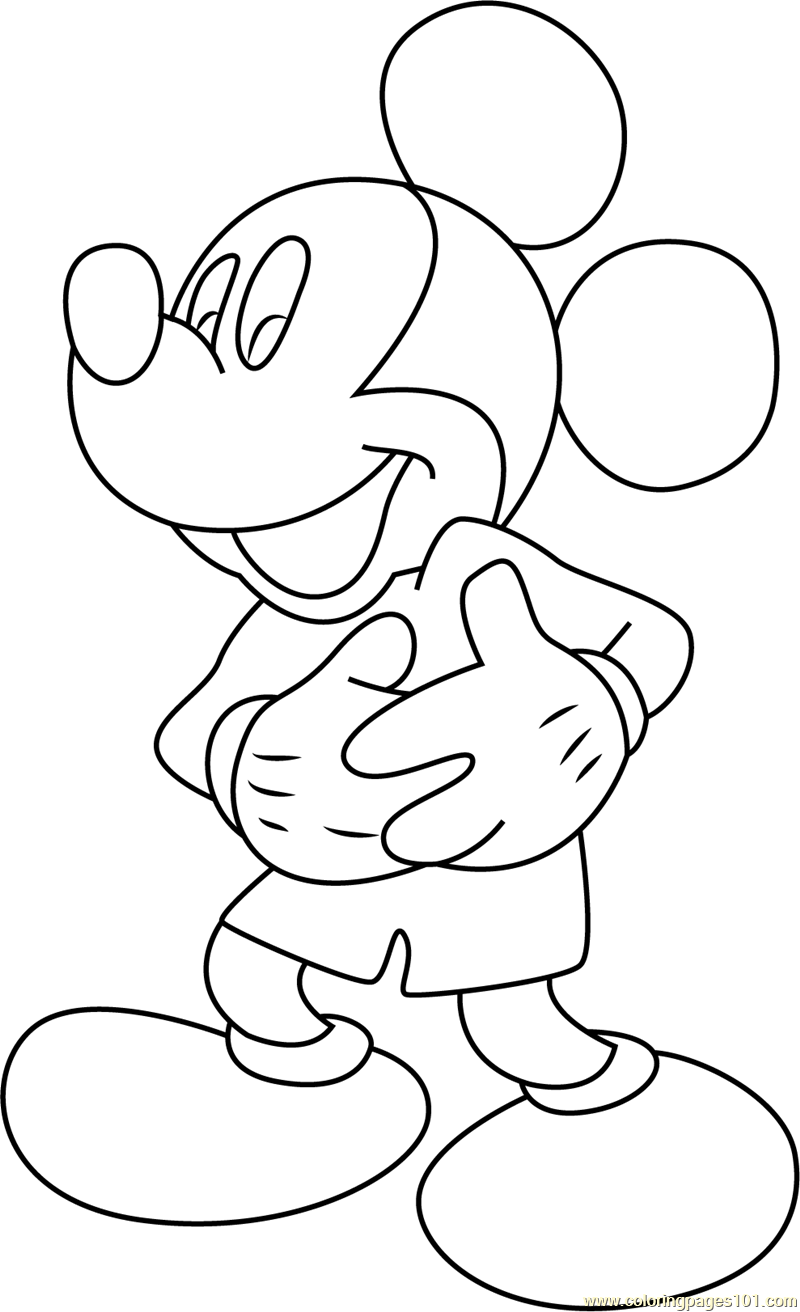 76 Free Mickey Mouse Coloring Pages for Kids Printable 19