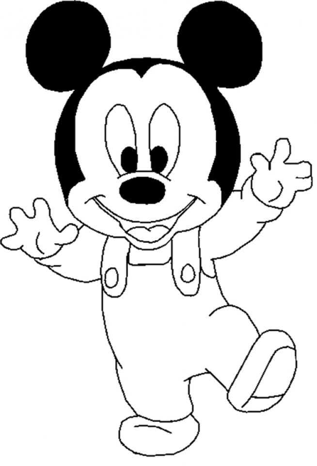 76 Free Mickey Mouse Coloring Pages for Kids Printable 25