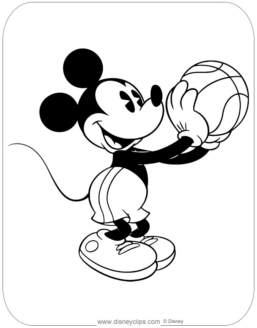 76 Free Mickey Mouse Coloring Pages for Kids Printable 26