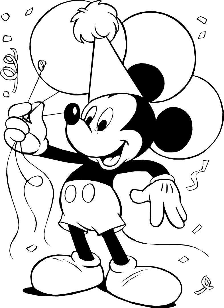 76 Free Mickey Mouse Coloring Pages for Kids Printable 29