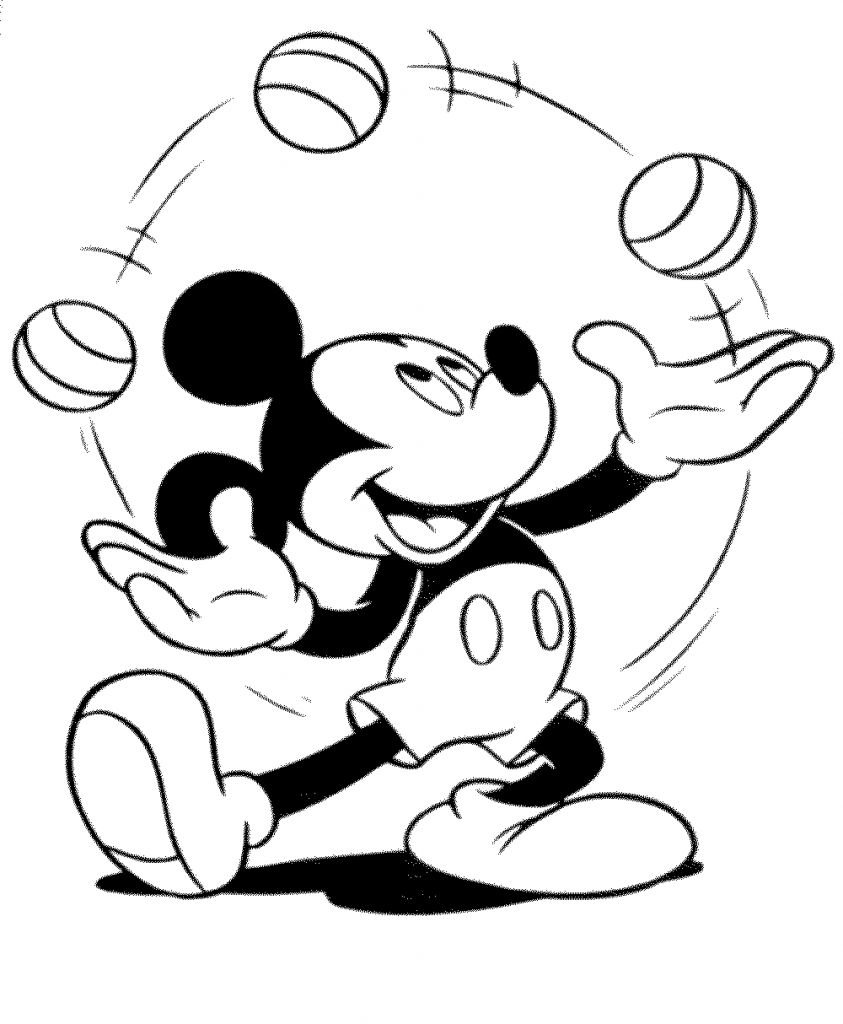 76 Free Mickey Mouse Coloring Pages for Kids Printable 35