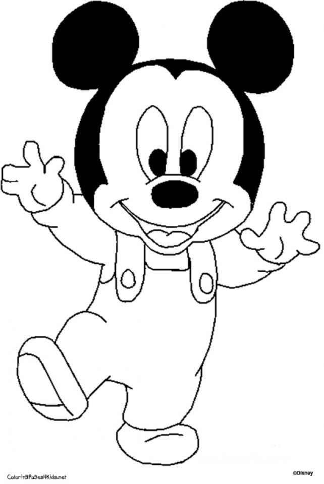 76 Free Mickey Mouse Coloring Pages for Kids Printable 41