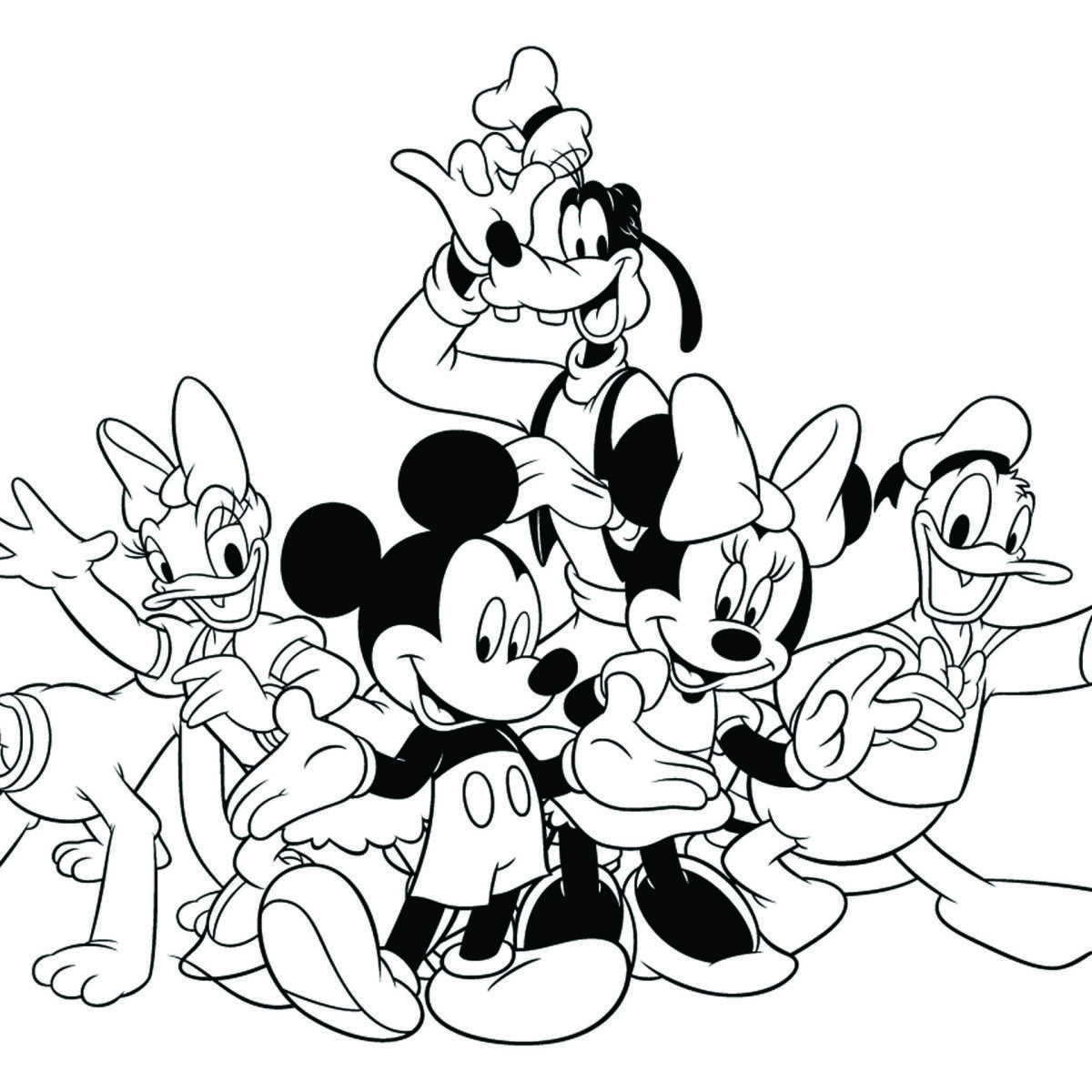 76 Free Mickey Mouse Coloring Pages for Kids Printable 42