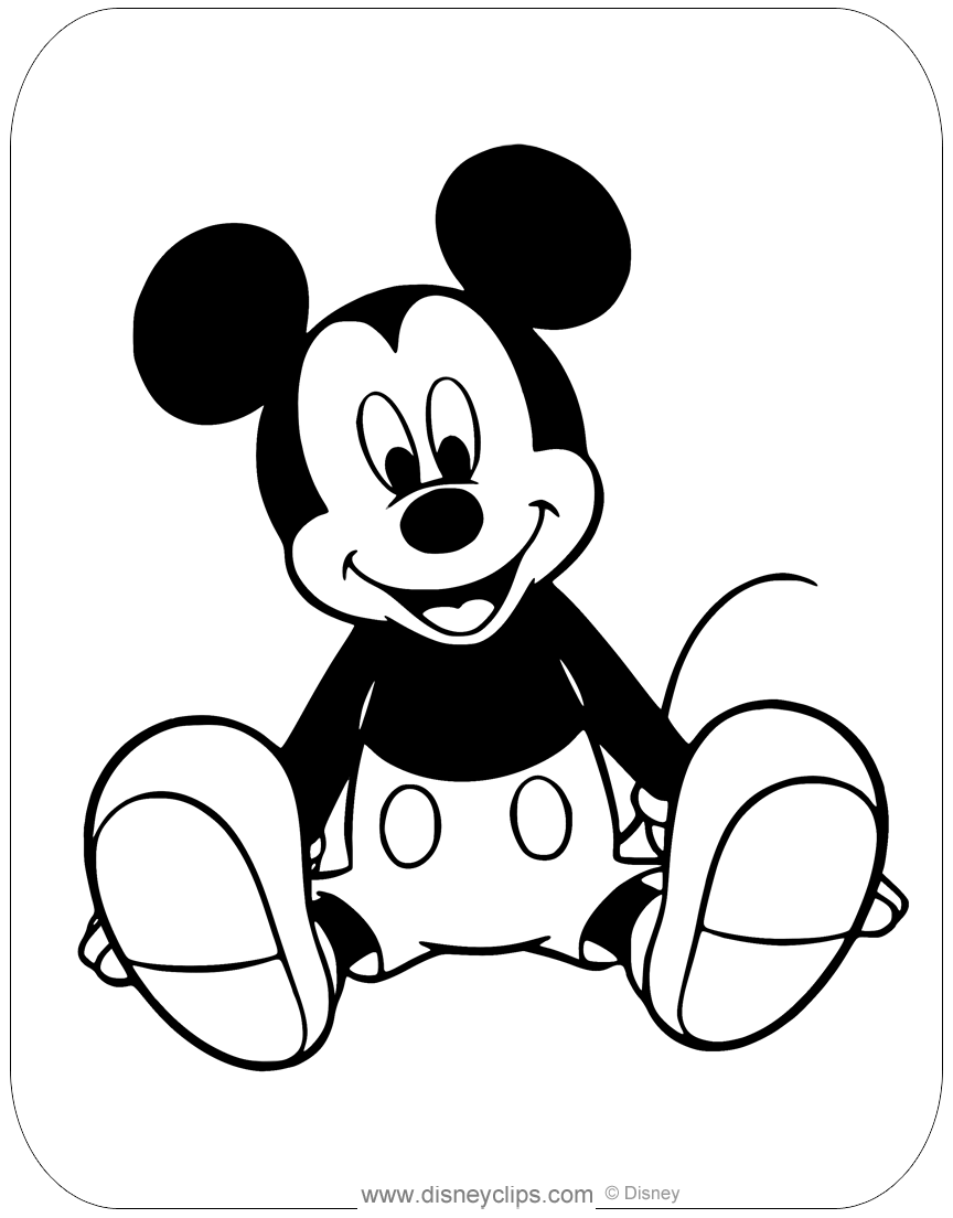 76 Free Mickey Mouse Coloring Pages for Kids Printable 43