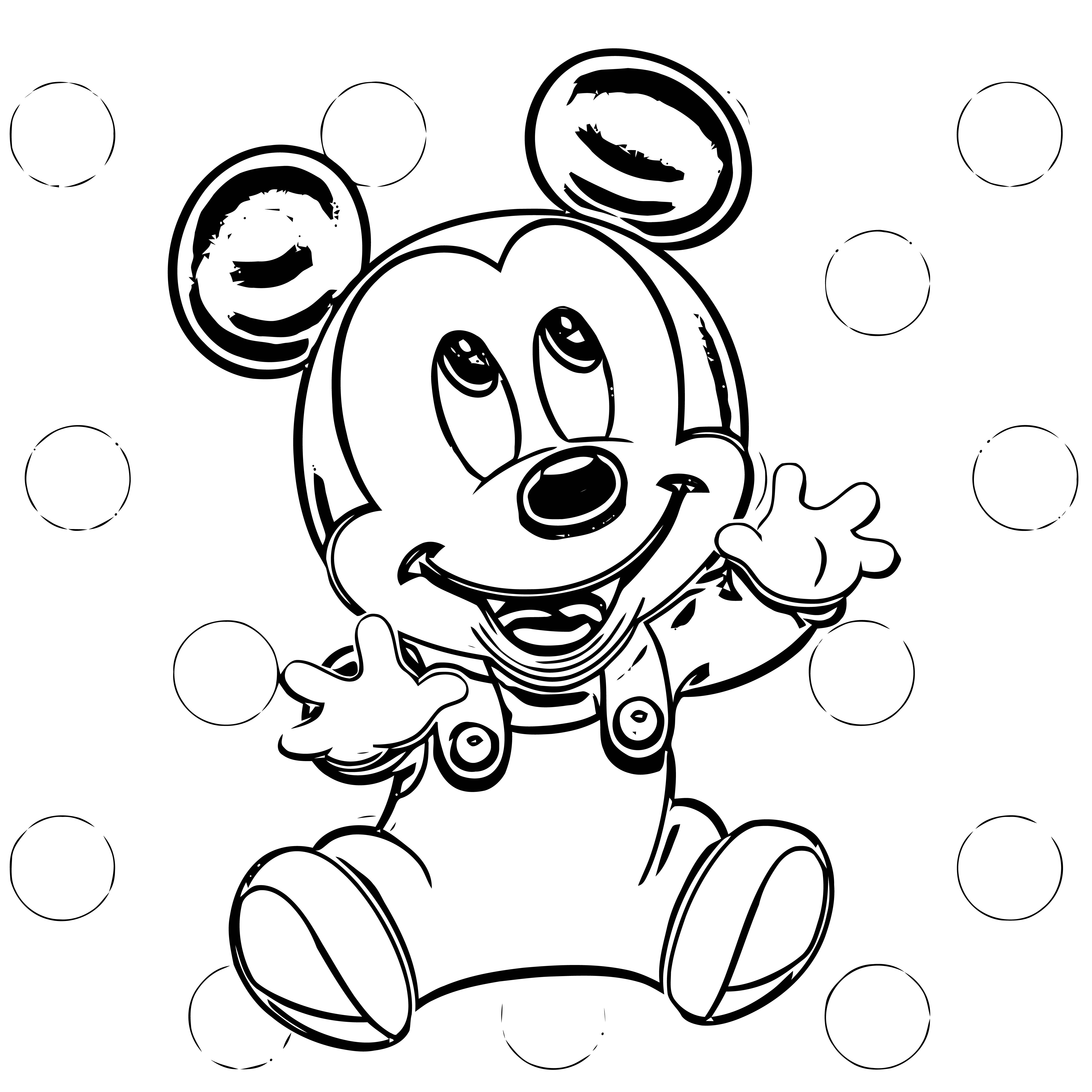 76 Free Mickey Mouse Coloring Pages for Kids Printable 44