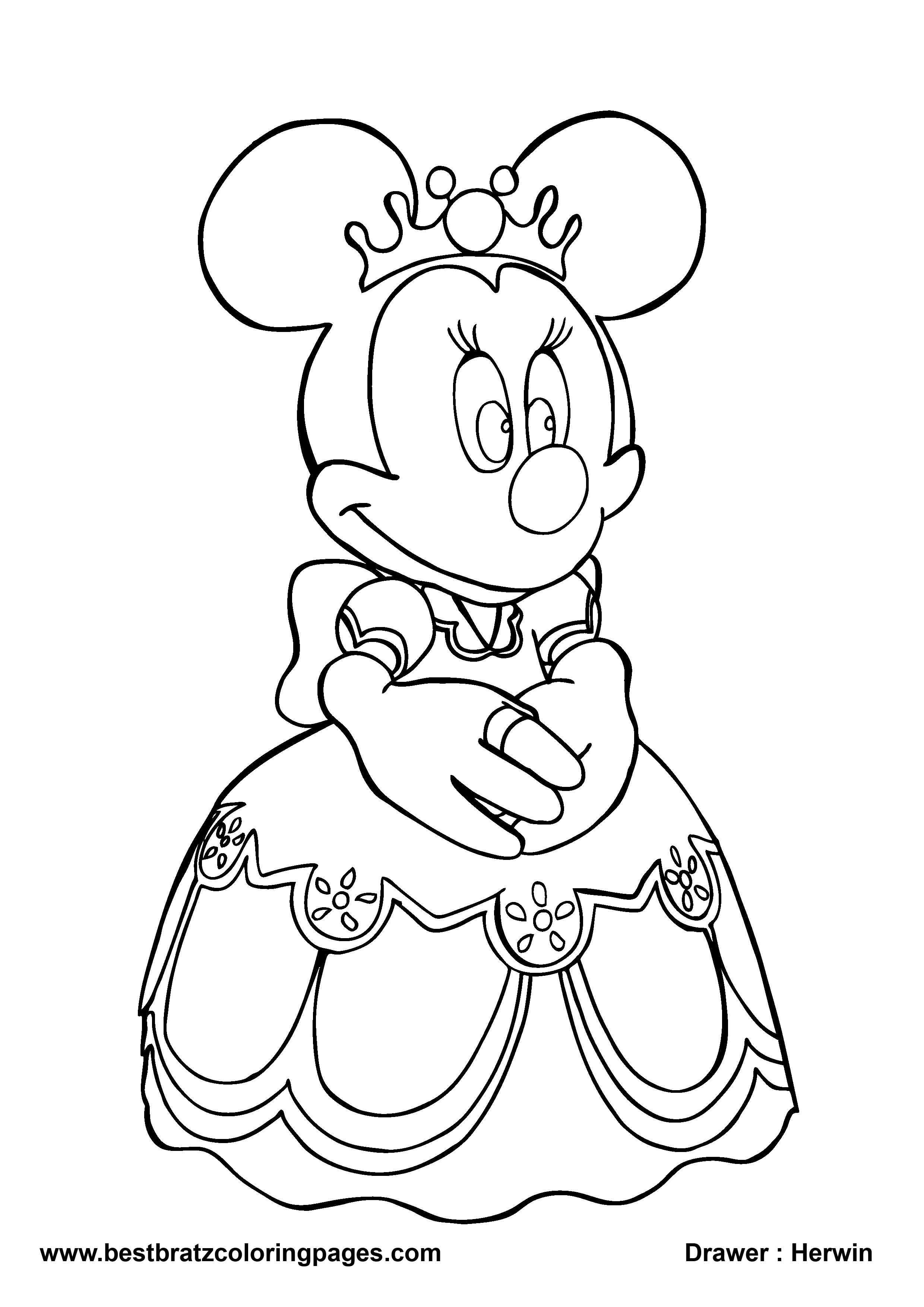 76 Free Mickey Mouse Coloring Pages for Kids Printable 45