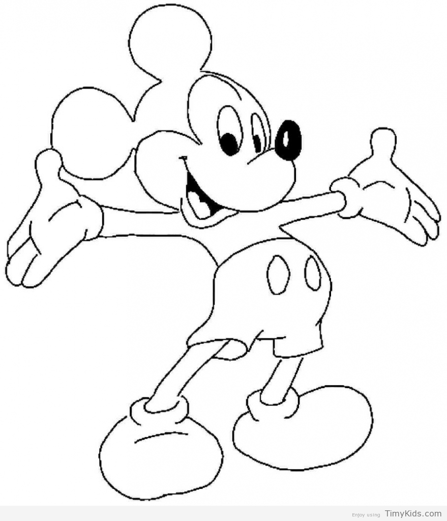 76 Free Mickey Mouse Coloring Pages for Kids Printable 47