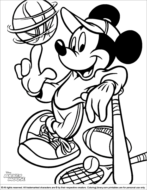 76 Free Mickey Mouse Coloring Pages for Kids Printable 49