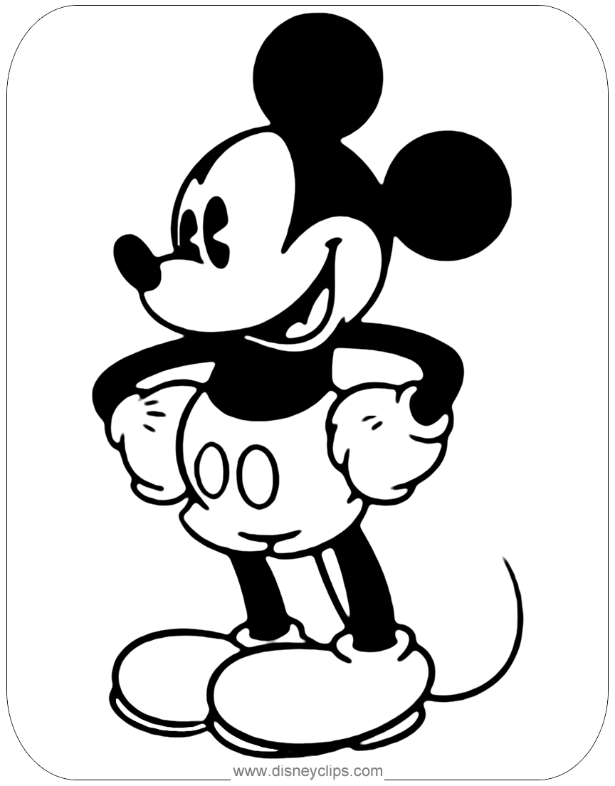 76 Free Mickey Mouse Coloring Pages for Kids Printable 53