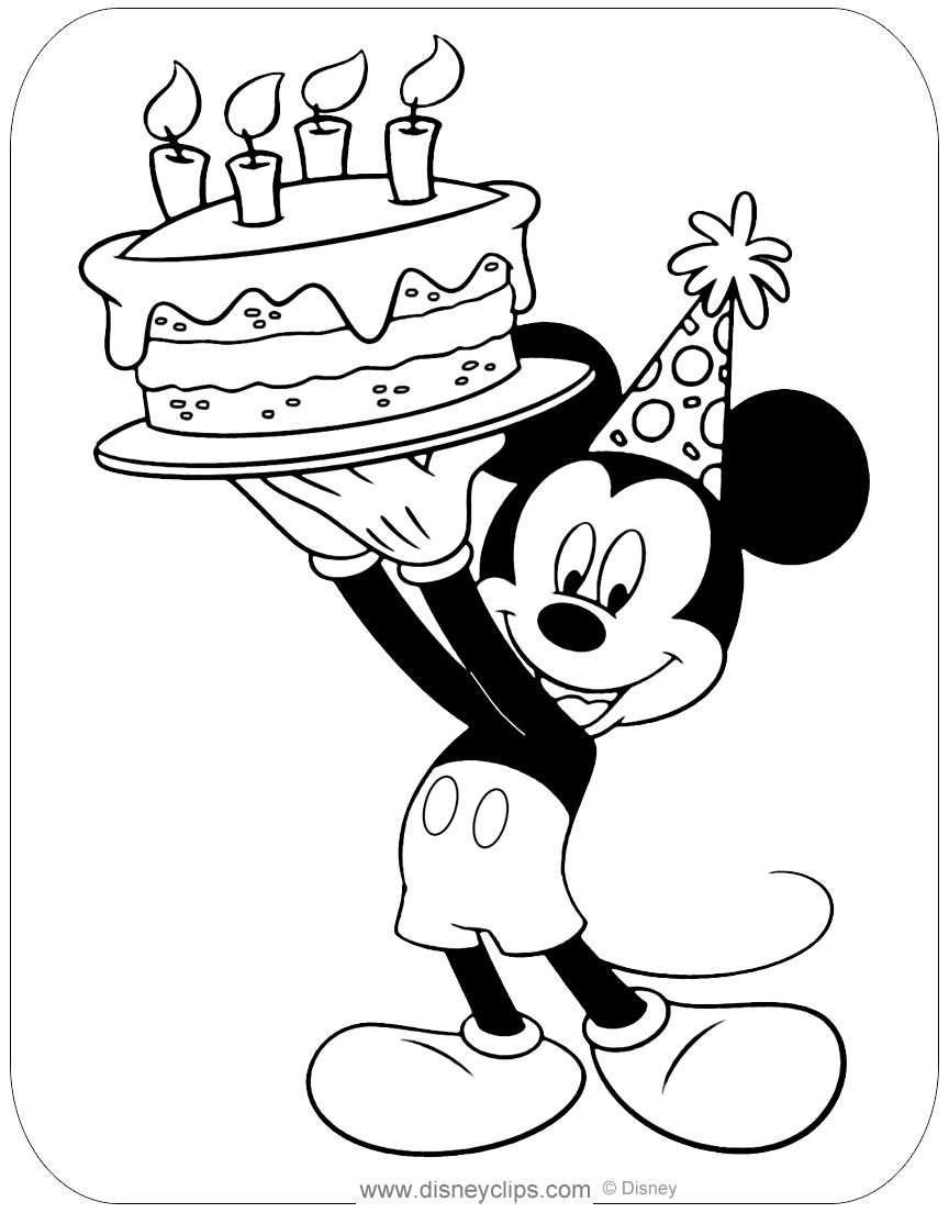 76 Free Mickey Mouse Coloring Pages for Kids Printable 58