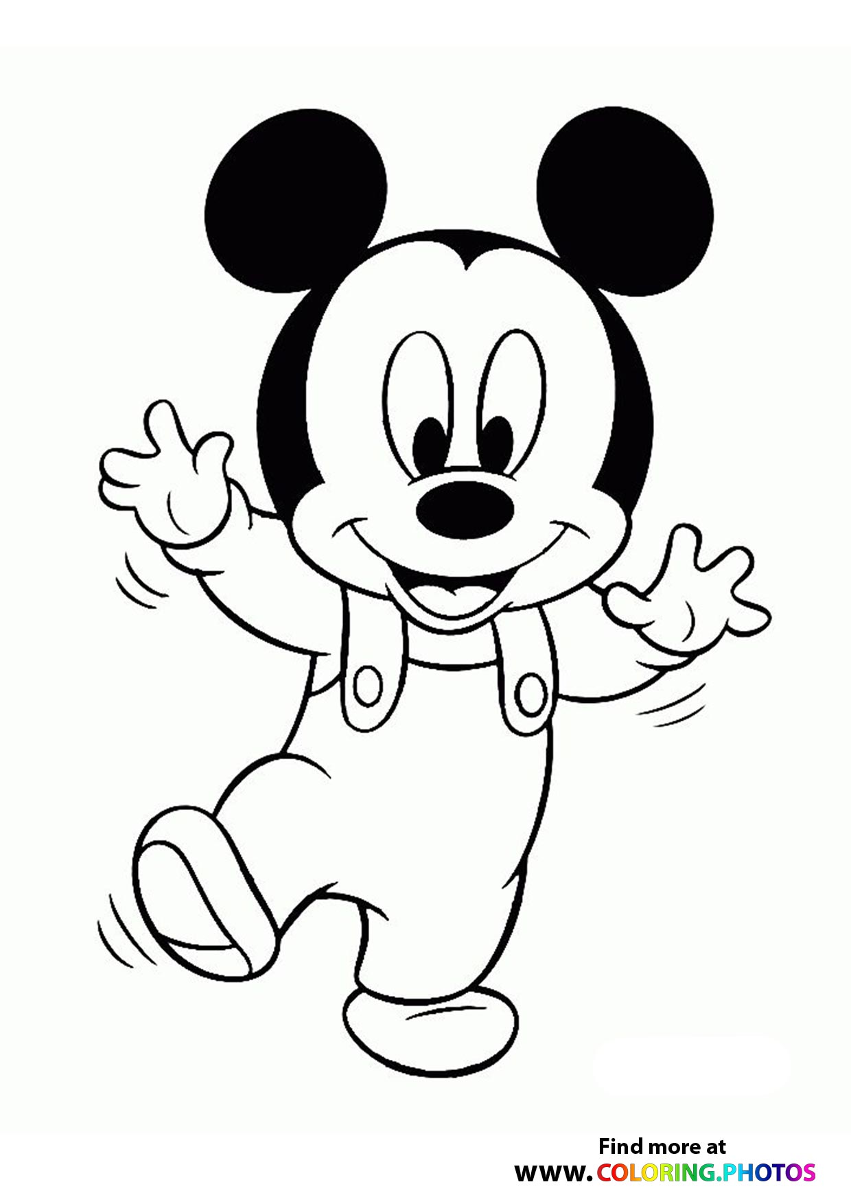 76 Free Mickey Mouse Coloring Pages for Kids Printable 60