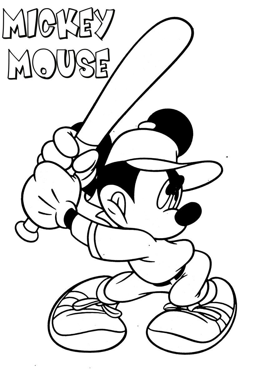 76 Free Mickey Mouse Coloring Pages for Kids Printable 65