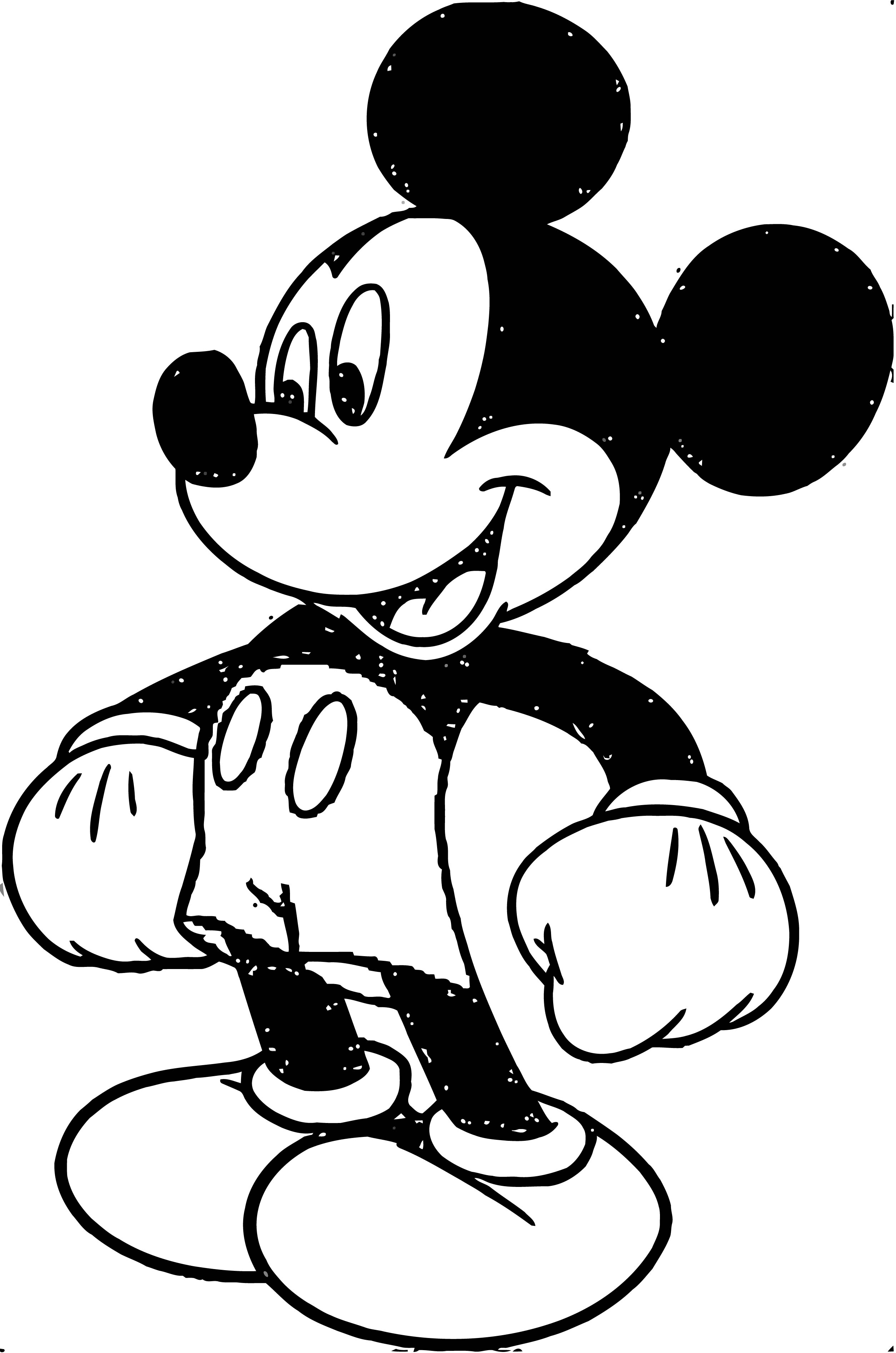 76 Free Mickey Mouse Coloring Pages for Kids Printable 69