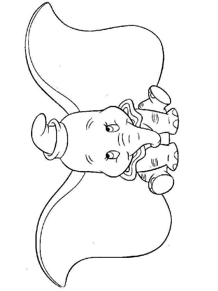 80 Classic Dumbo Coloring Pages Printable 10