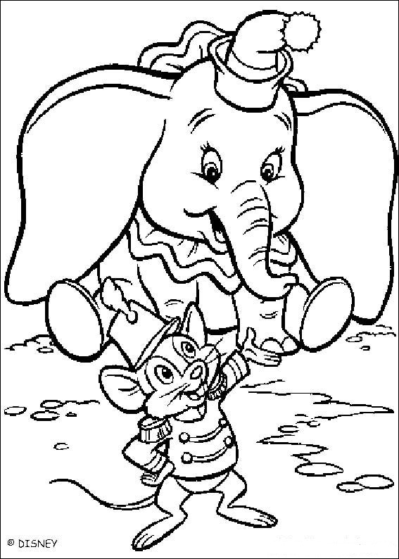 80 Classic Dumbo Coloring Pages Printable 13