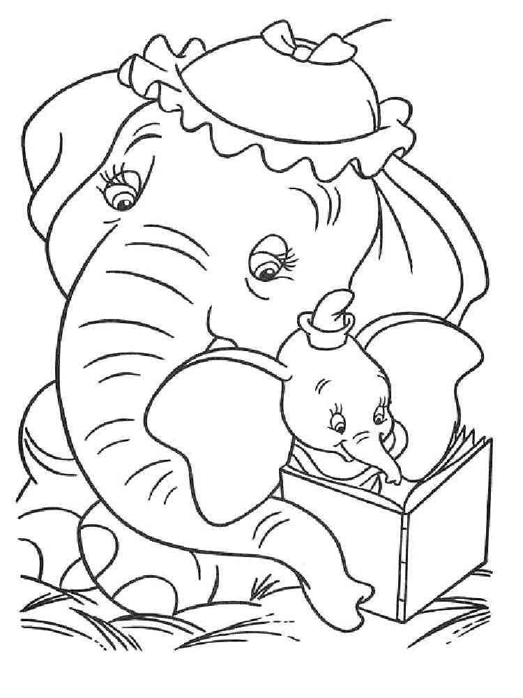 80 Classic Dumbo Coloring Pages Printable 15