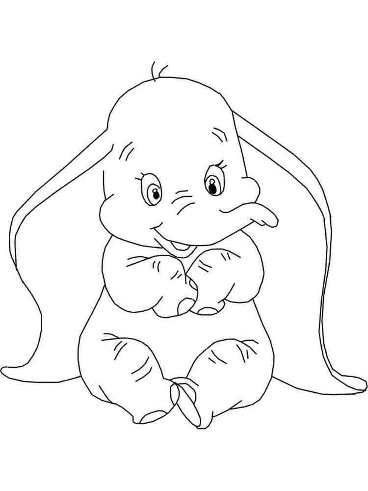 80 Classic Dumbo Coloring Pages Printable 2