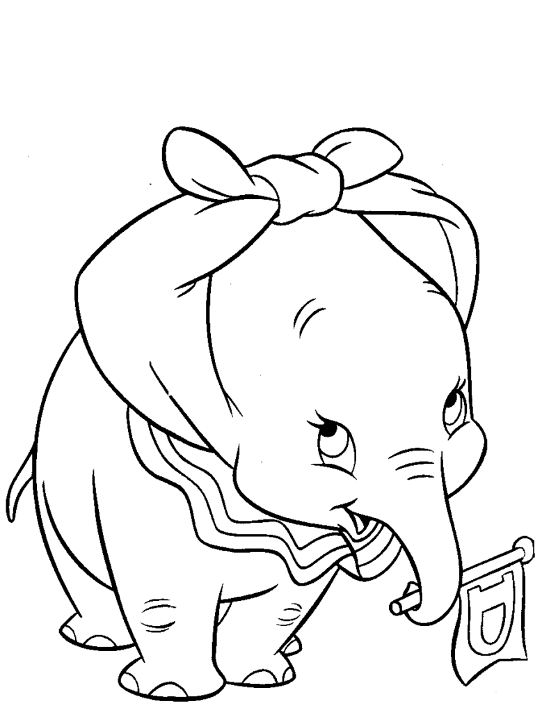 80 Classic Dumbo Coloring Pages Printable 20