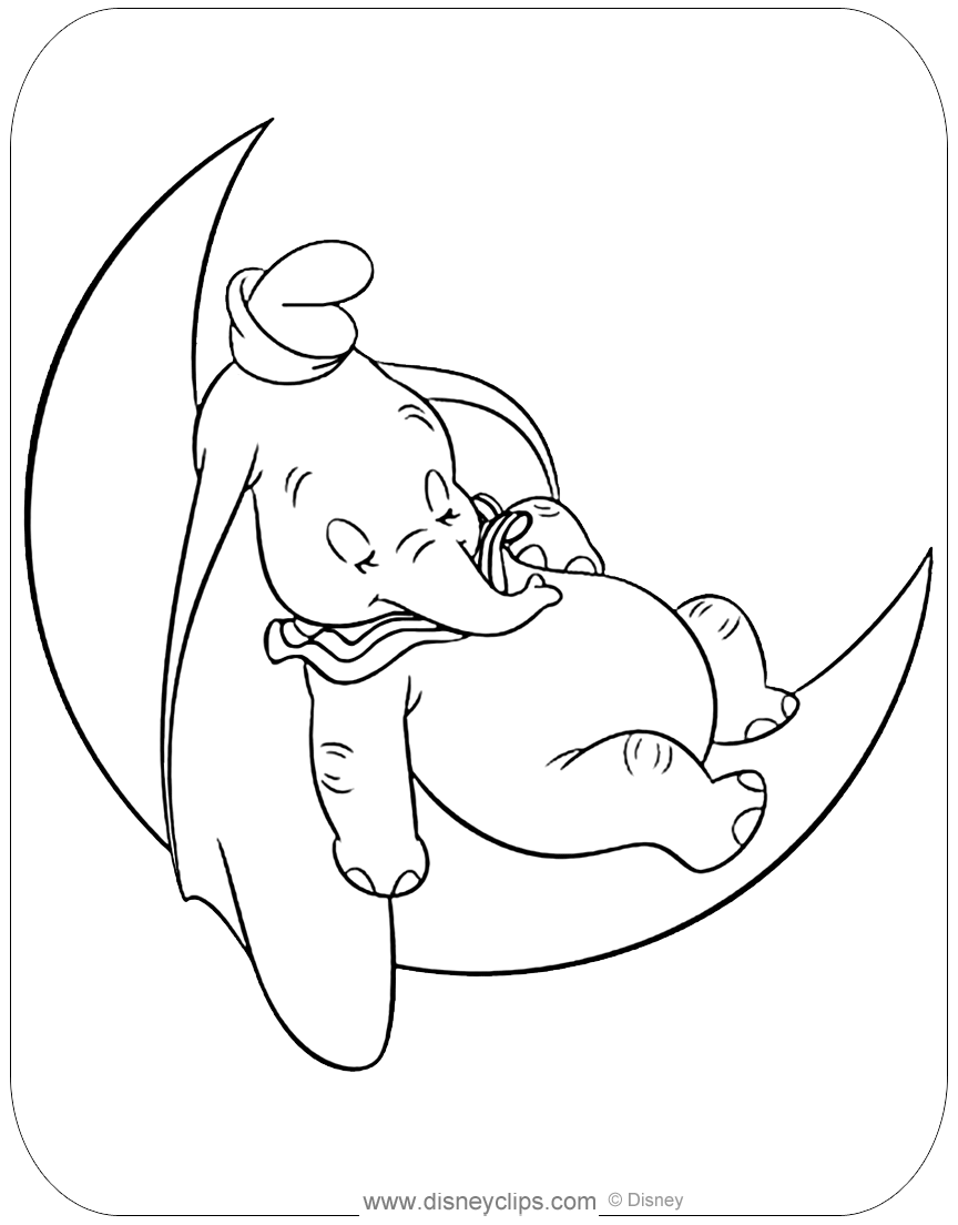 80 Classic Dumbo Coloring Pages Printable 21