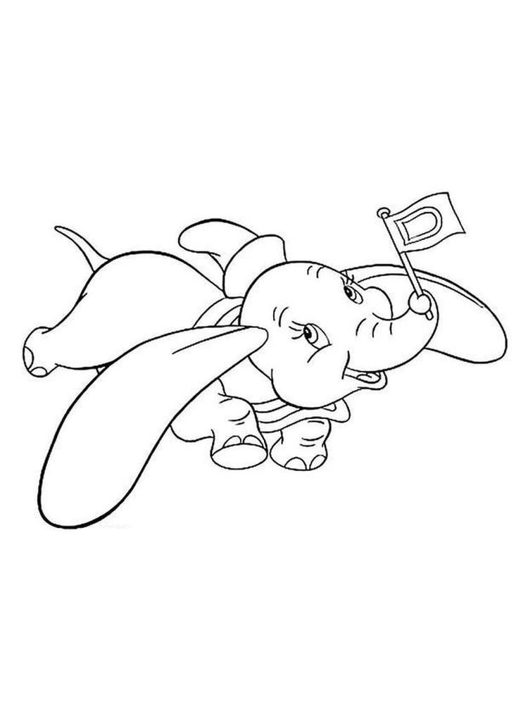 80 Classic Dumbo Coloring Pages Printable 24