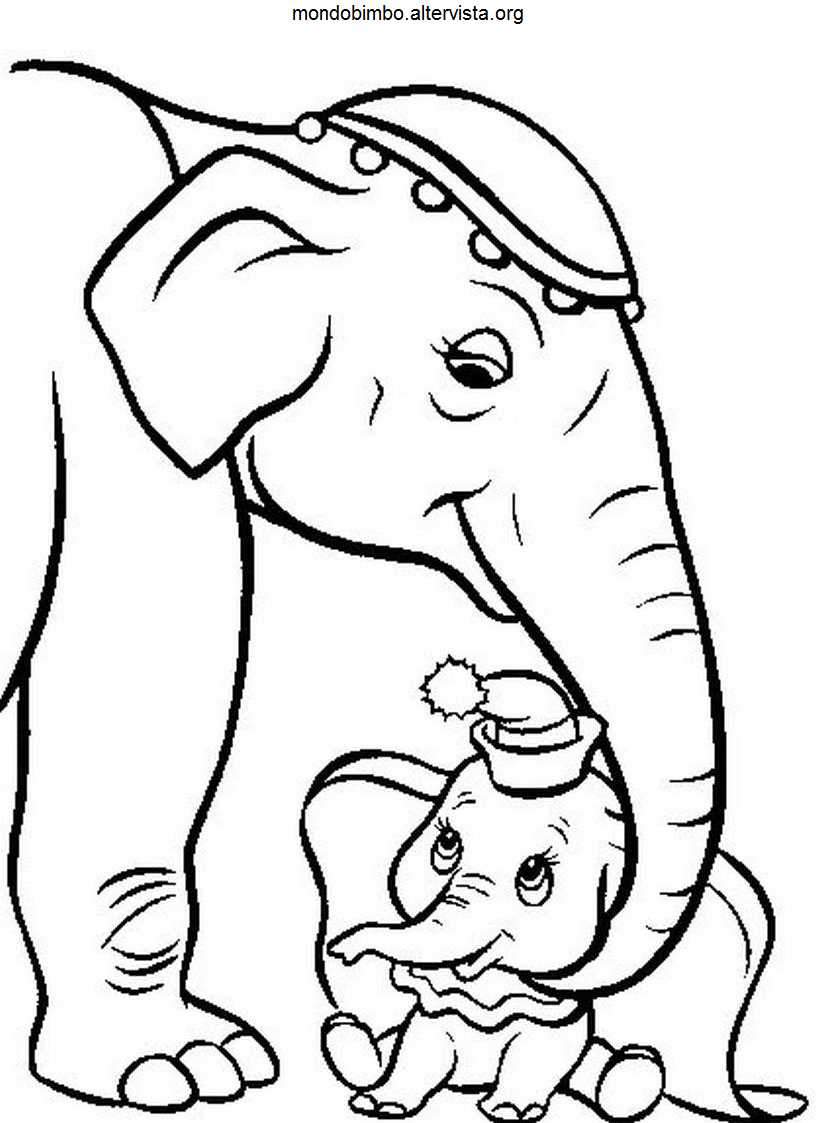 80 Classic Dumbo Coloring Pages Printable 36