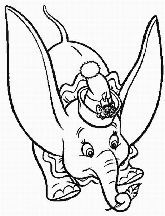 80 Classic Dumbo Coloring Pages Printable 39