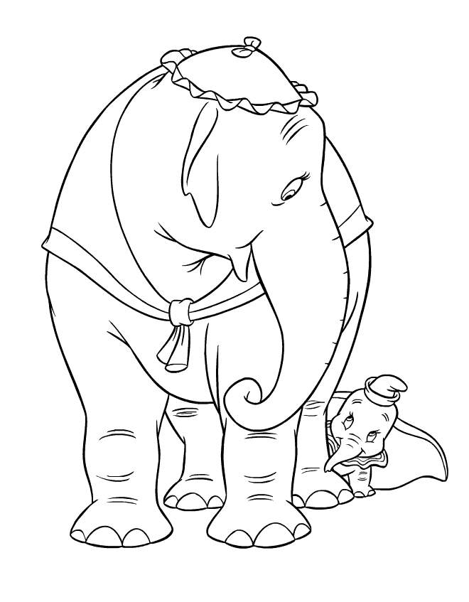 80 Classic Dumbo Coloring Pages Printable 41