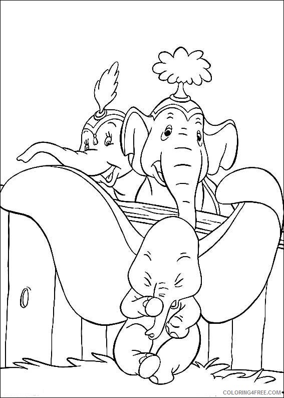 80 Classic Dumbo Coloring Pages Printable 42