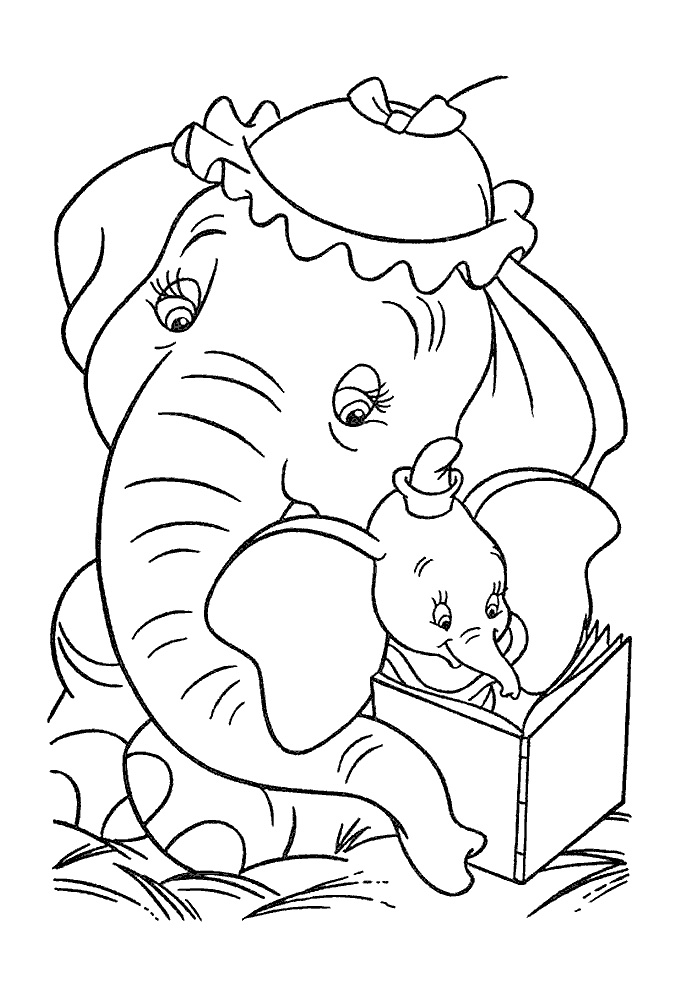 80 Classic Dumbo Coloring Pages Printable 43