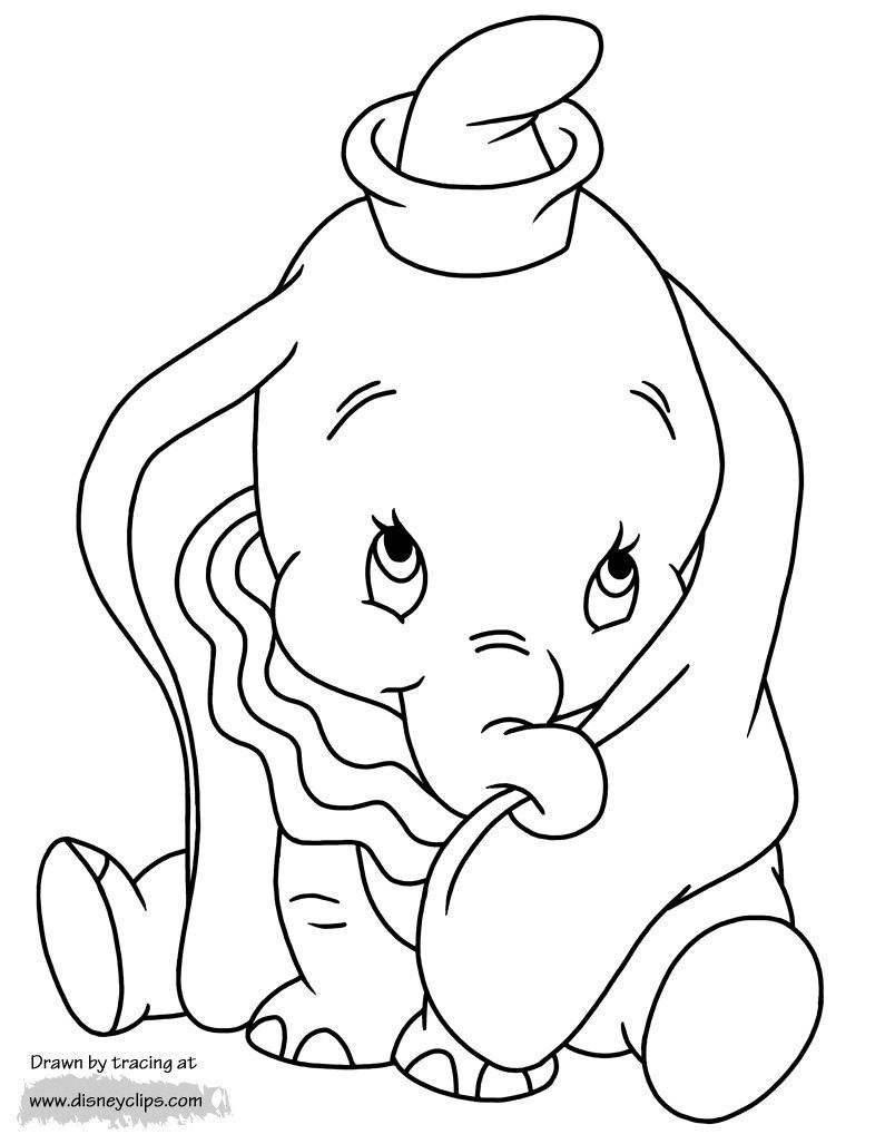 80 Classic Dumbo Coloring Pages Printable 46