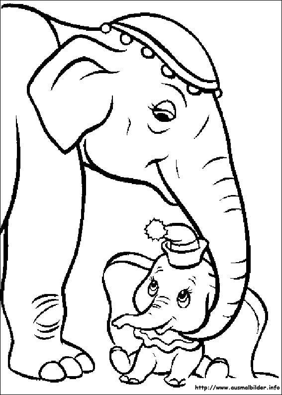 80 Classic Dumbo Coloring Pages Printable 5