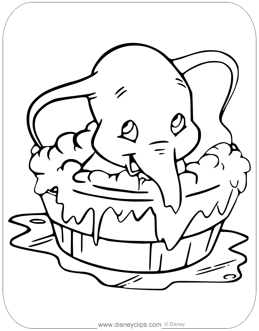 80 Classic Dumbo Coloring Pages Printable 50