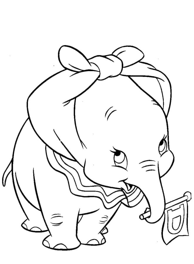 80 Classic Dumbo Coloring Pages Printable 57