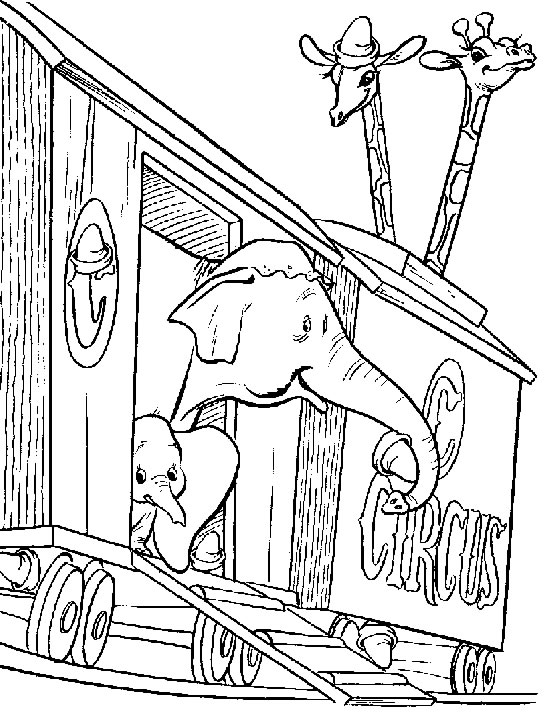 80 Classic Dumbo Coloring Pages Printable 68